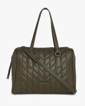 women quilted handbag with detachable strap