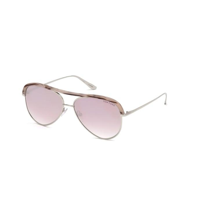 women silver aviator sunglasses