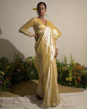 women tissue silk saree
