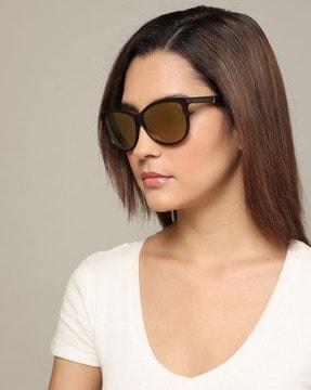 women uv-protected cat-eye sunglasses-dl0221/n 52g 59 s