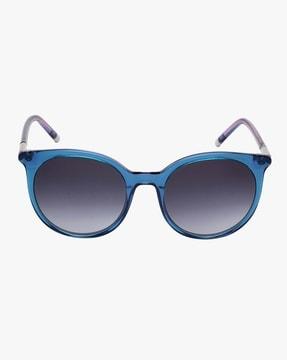 women uv-protected oval sunglasses - ck 4355 438 54 s