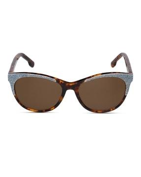 women uv-protected oval sunglasses - dl5155 053 55 s