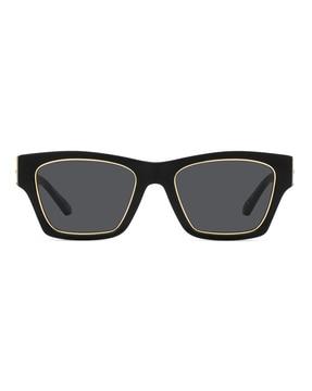 women uv-protected rectangular sunglasses-0ty7186u