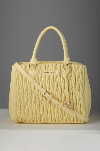 women yellow casual handbag