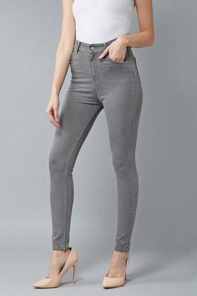 women's regular fit down to the earth denim pant grey - grey