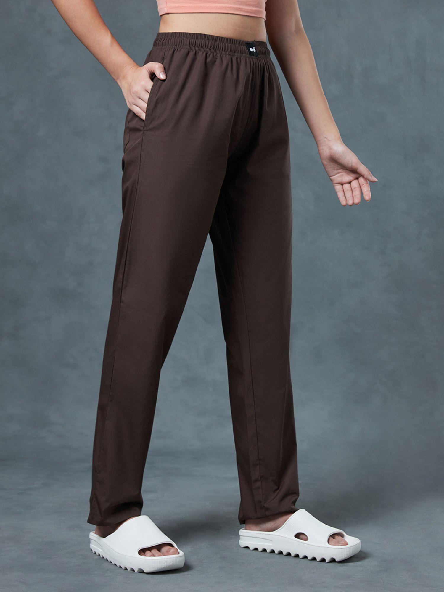 women's brown pyjamas