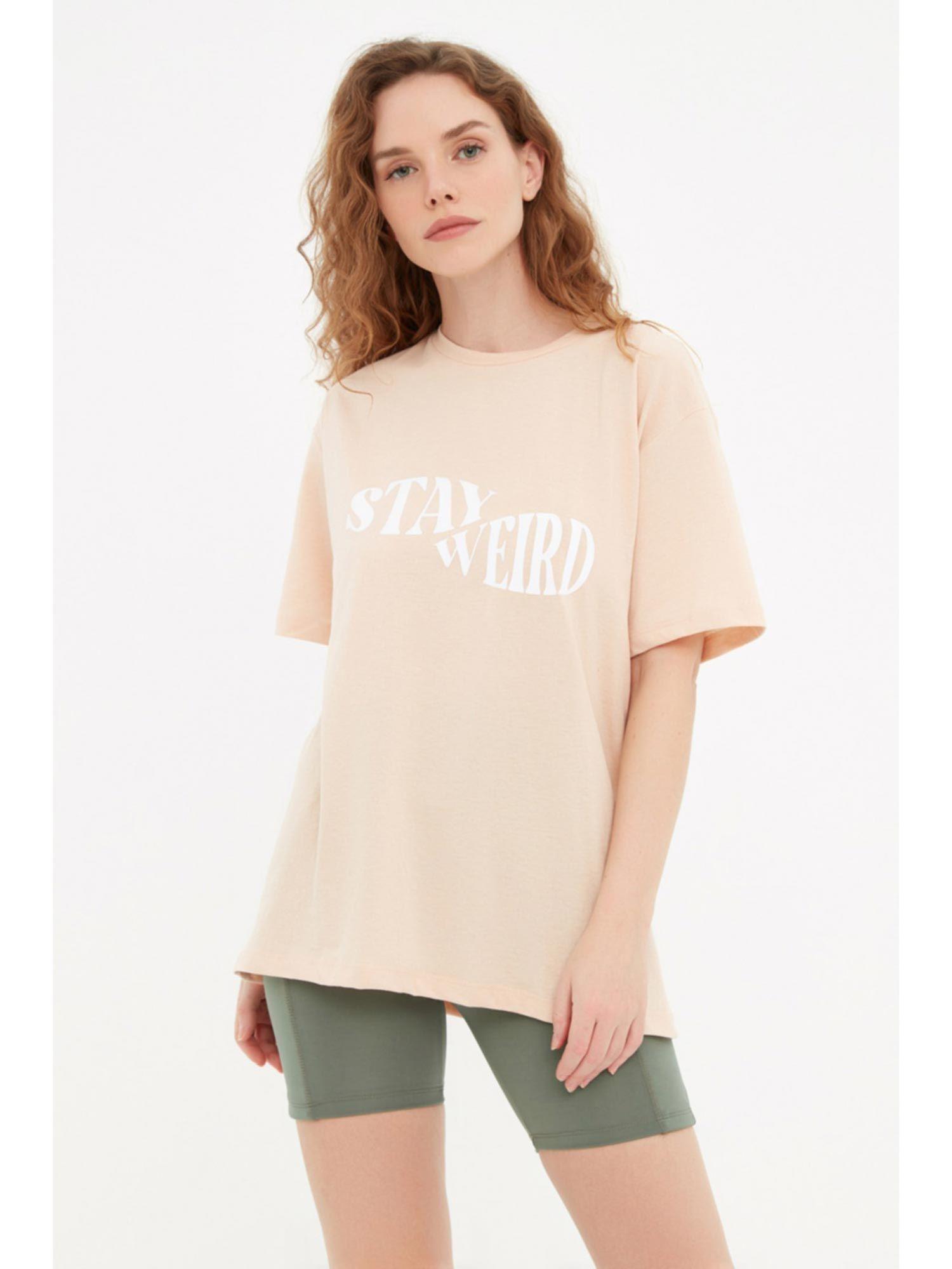 women's comfortable beige t-shirts