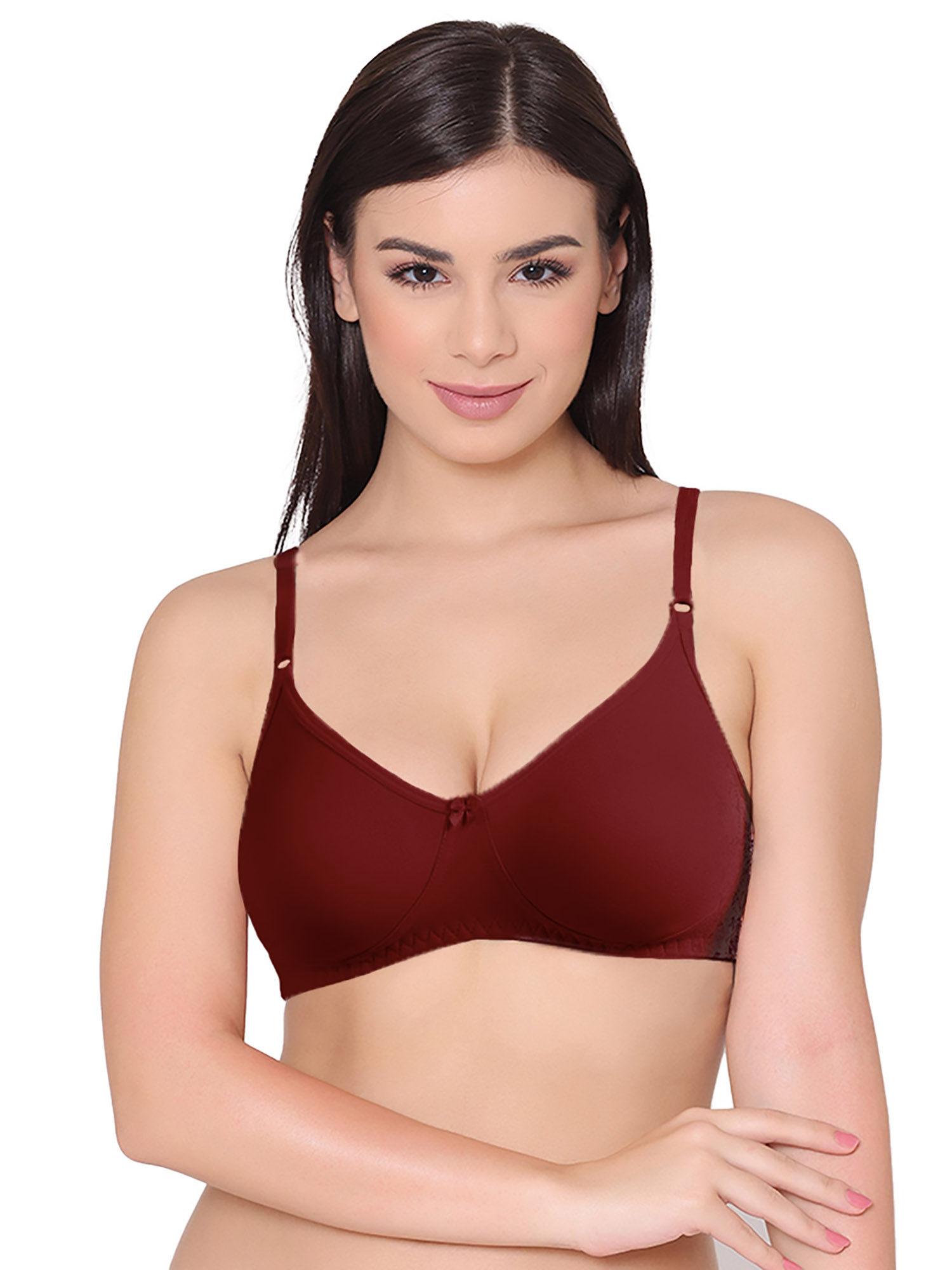 women's cotton non padded non-wired regular bra