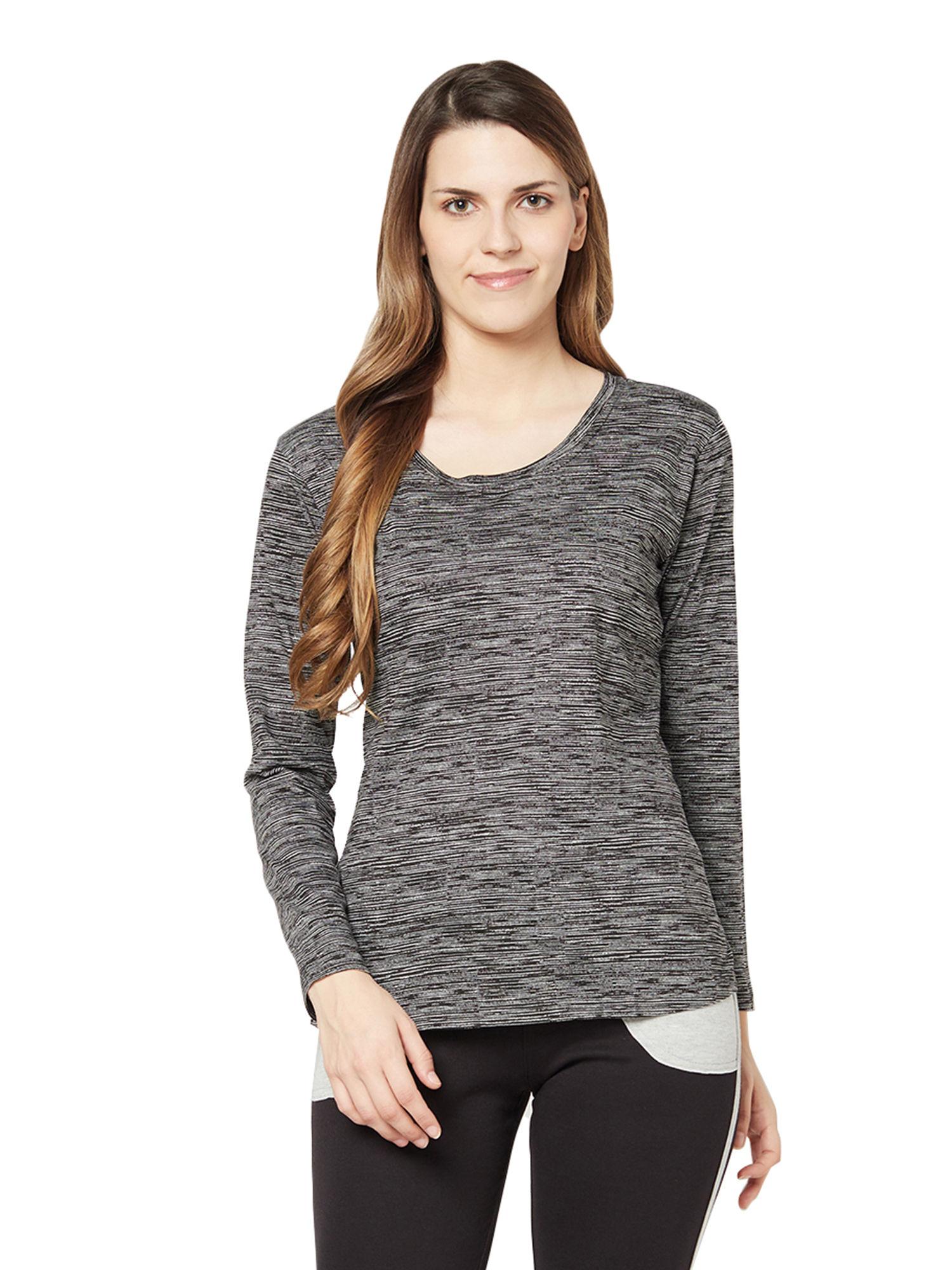 women's cotton rich t-shirt - black