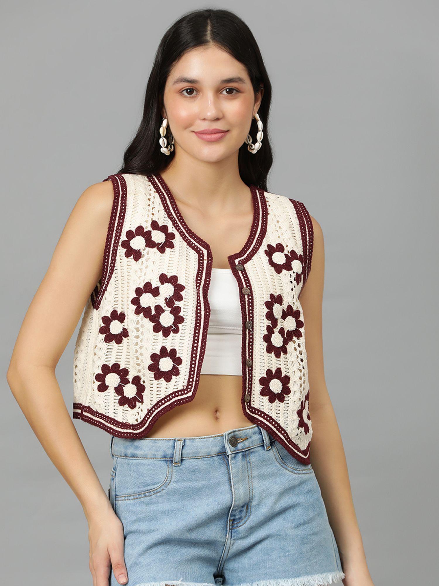 women's crochet shrug – handmade, boho style, lightweight & versatile