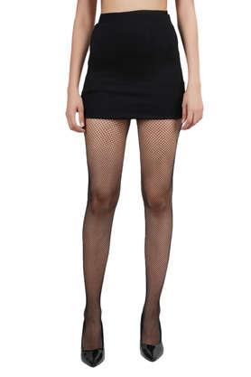 women's fishnet pattern mesh pantyhose stockings - bistro