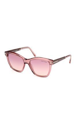 women's full rim uv protected square sunglasses