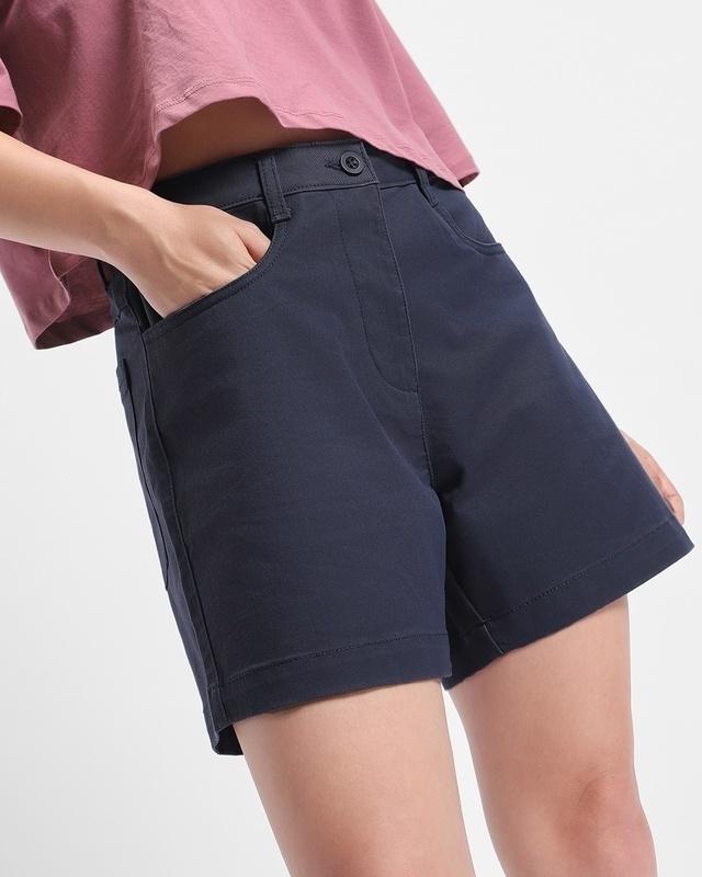 women's grey wide shorts