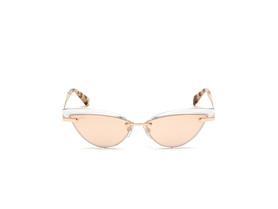 women's half rim uv protected cat eye sunglasses