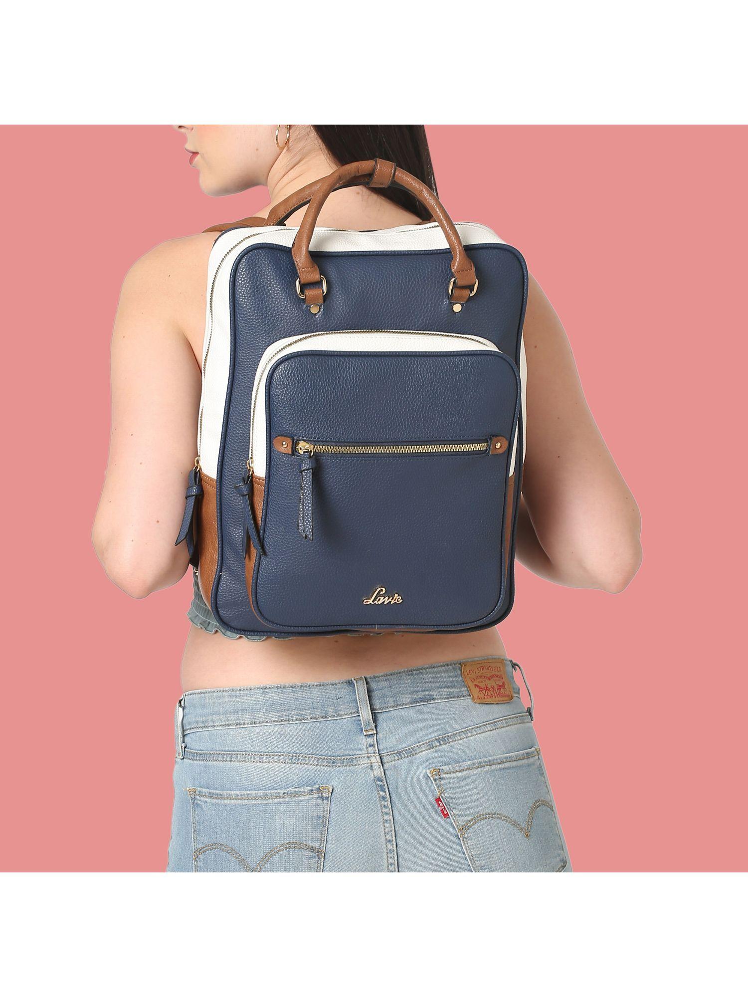 women's harris laptop backpack navy (m)