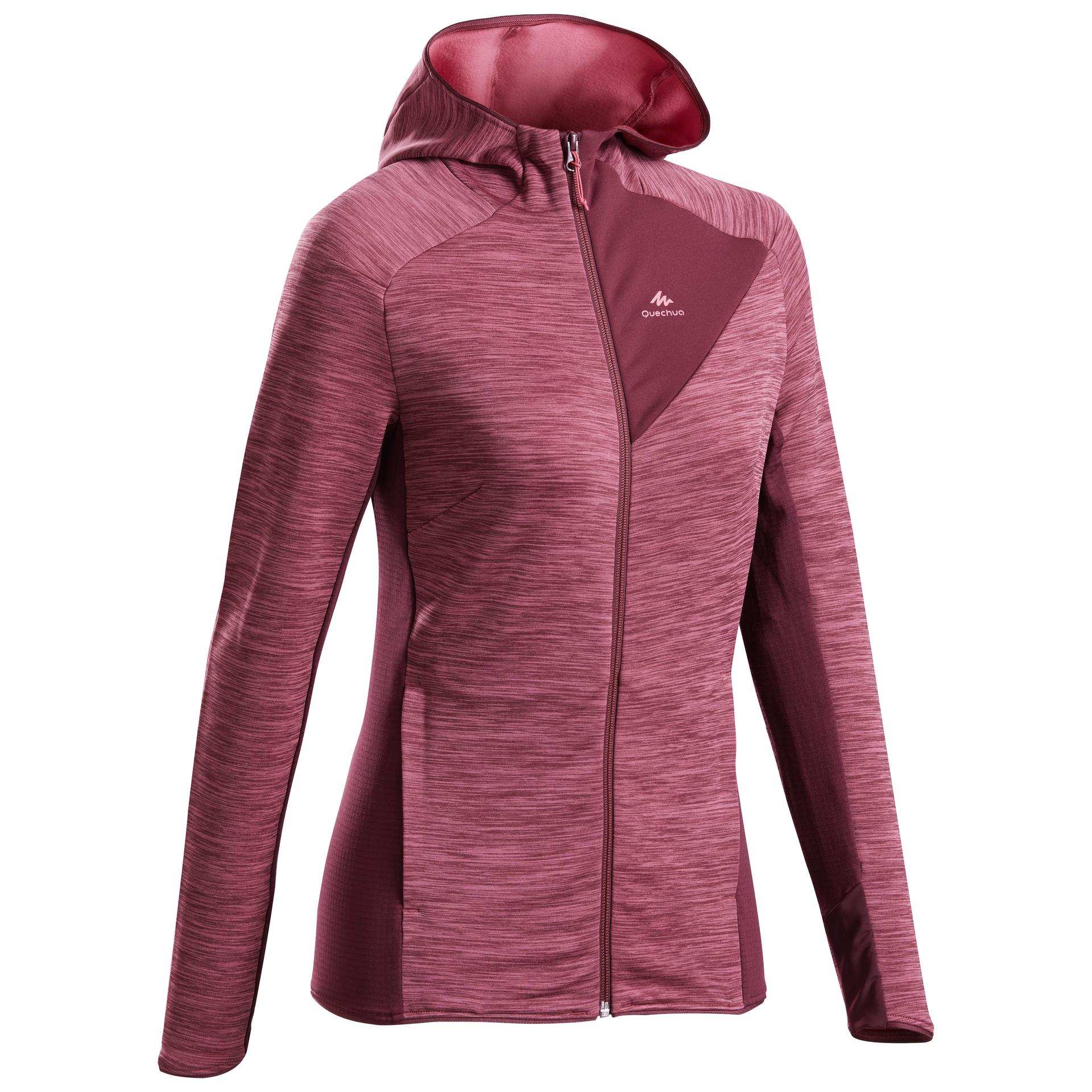 women's hiking thin fleece jacket - mh520