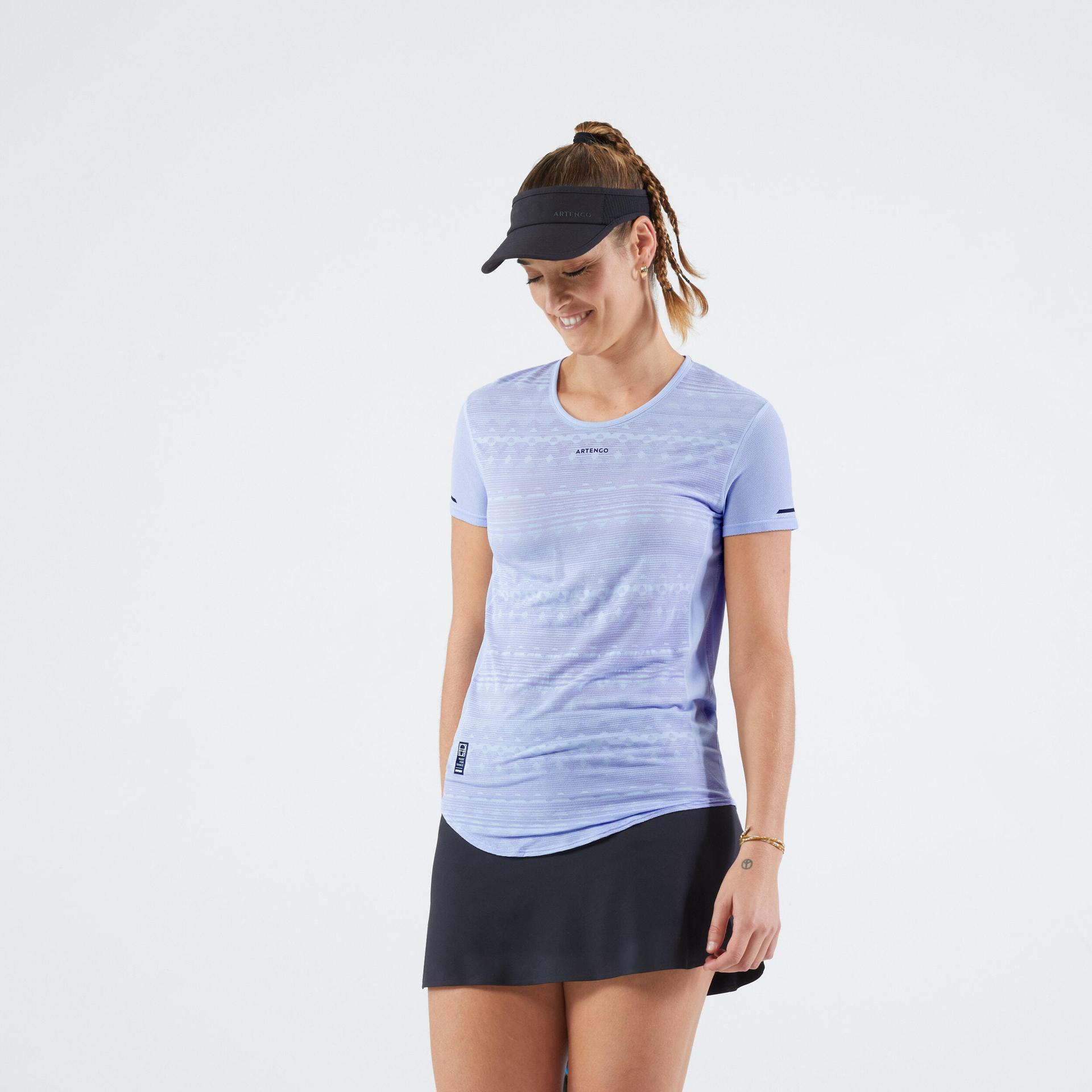 women's lightweight tennis t-shirt tts light - lavender blue