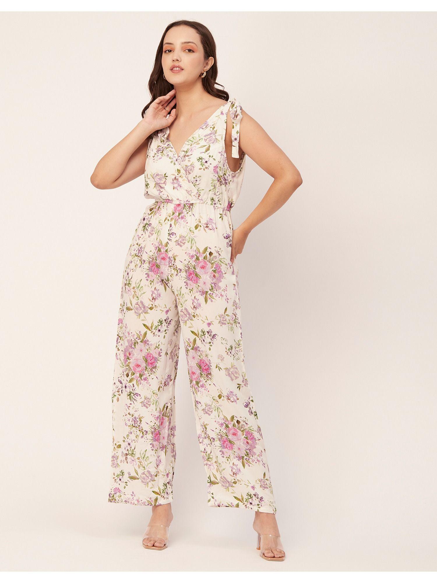 women's loose romper tie-up jumpsuit