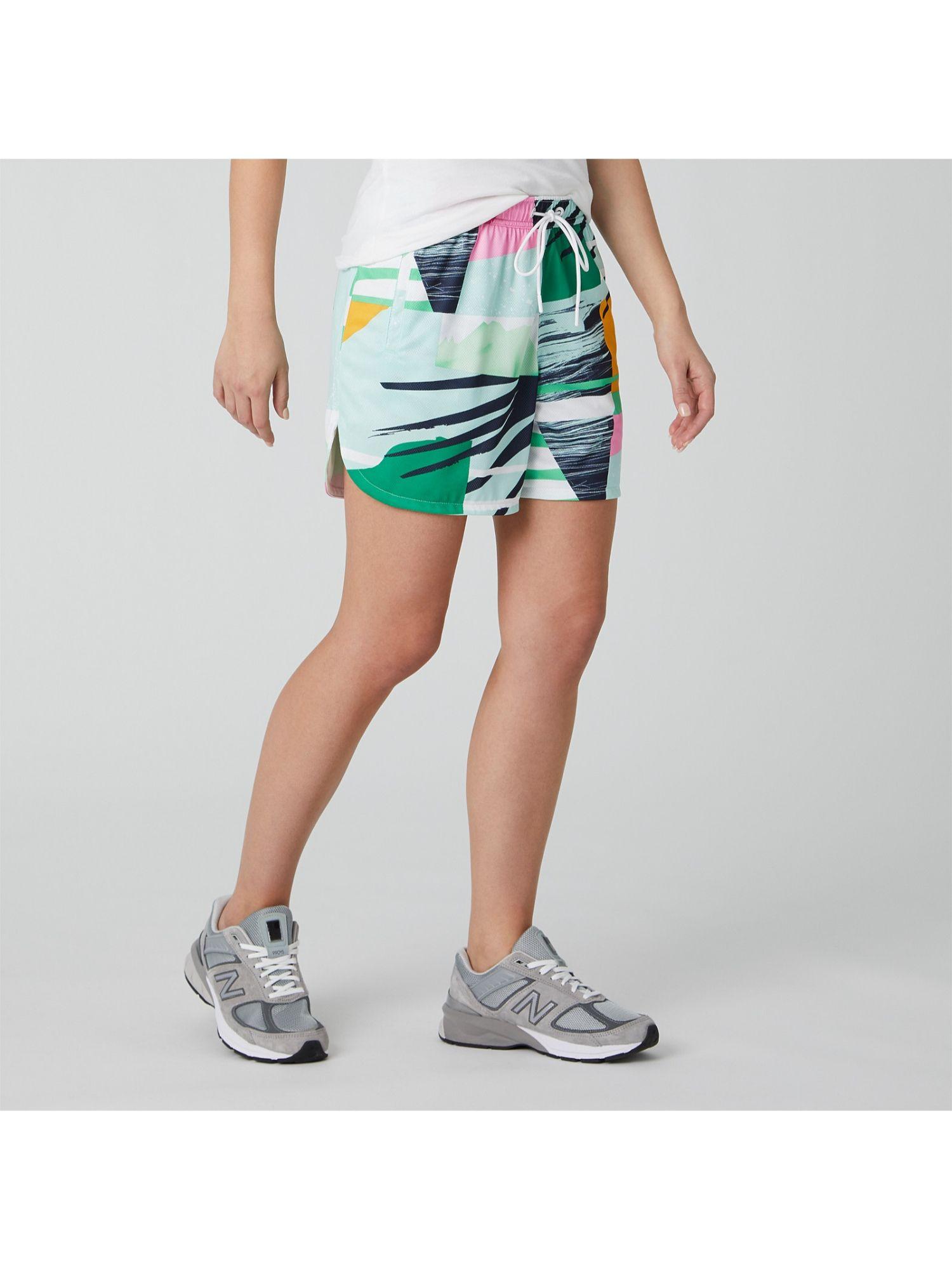 women's multi-color shorts