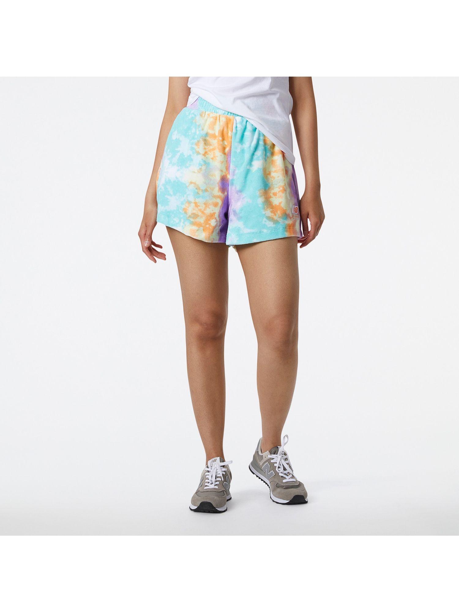 women's multi-color shorts