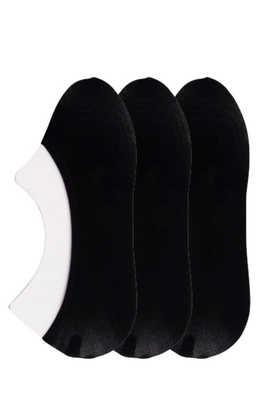 women's no-show loafer socks pack of 3 - black