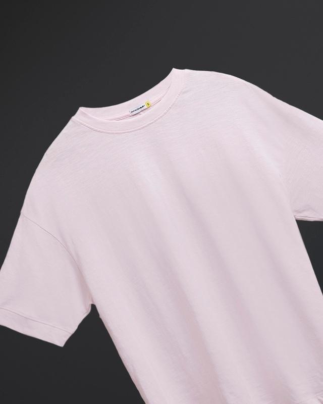 women's pink oversized t-shirt