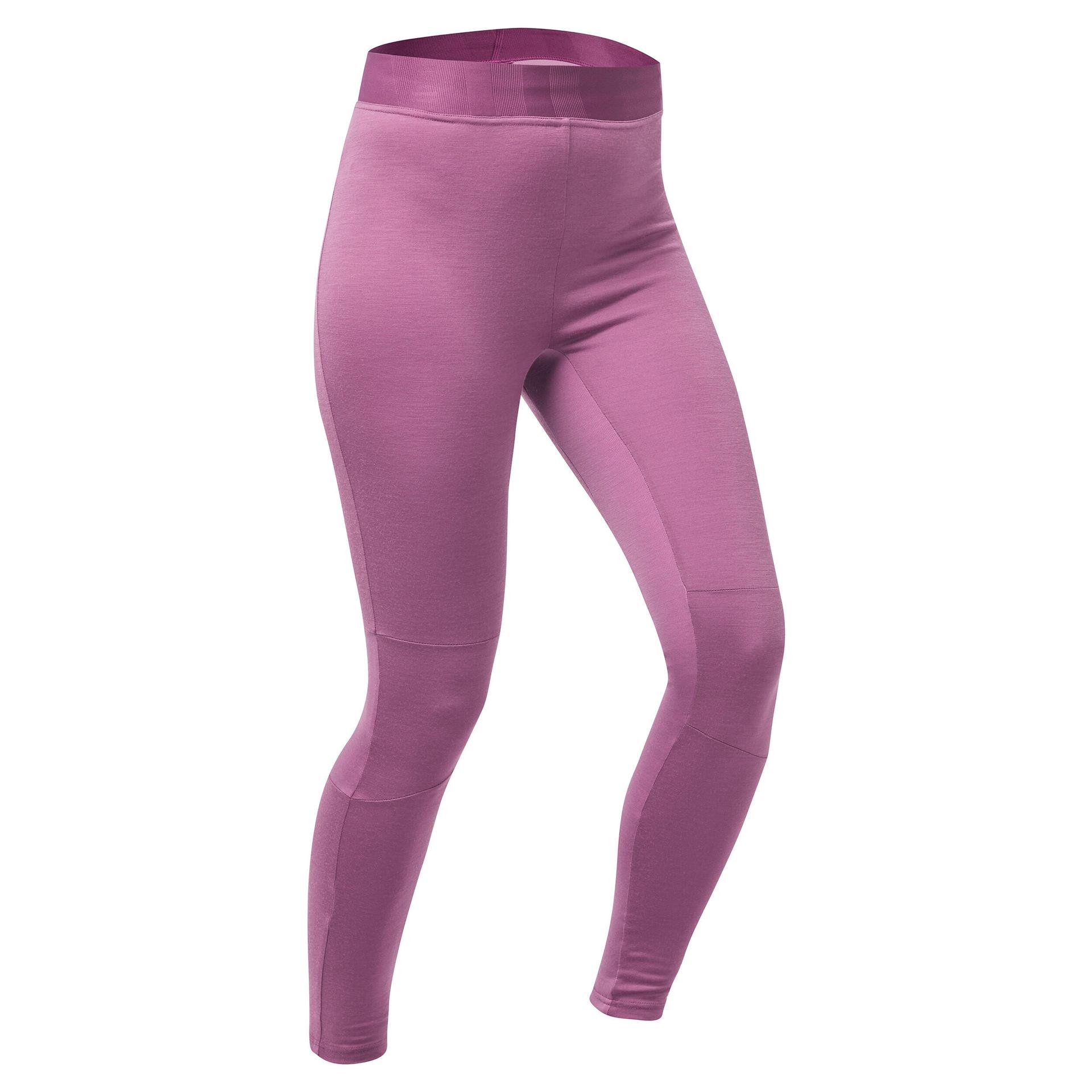 women's ski base layer bottoms - bl 900 - purple