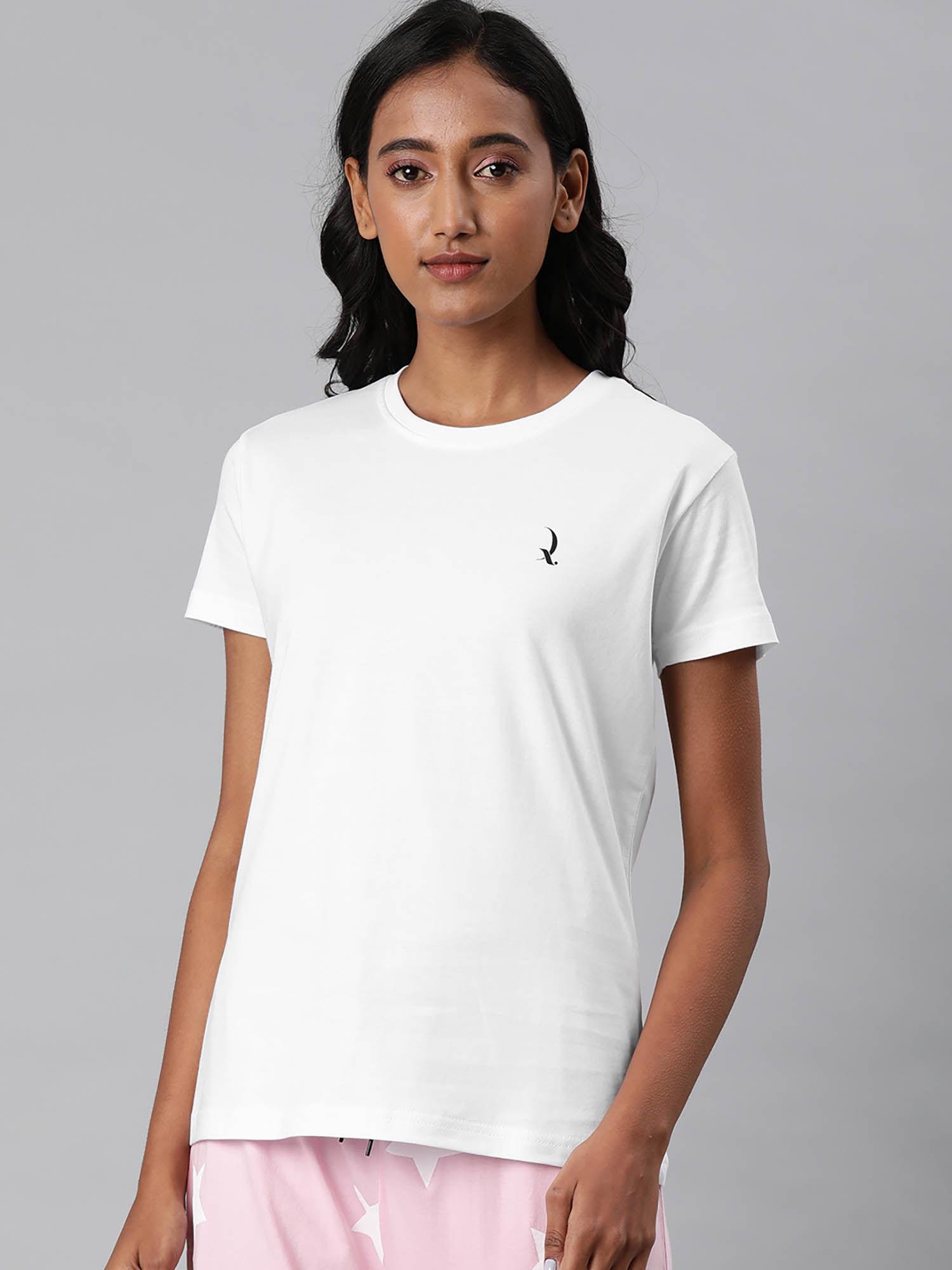 women's solid t-shirt