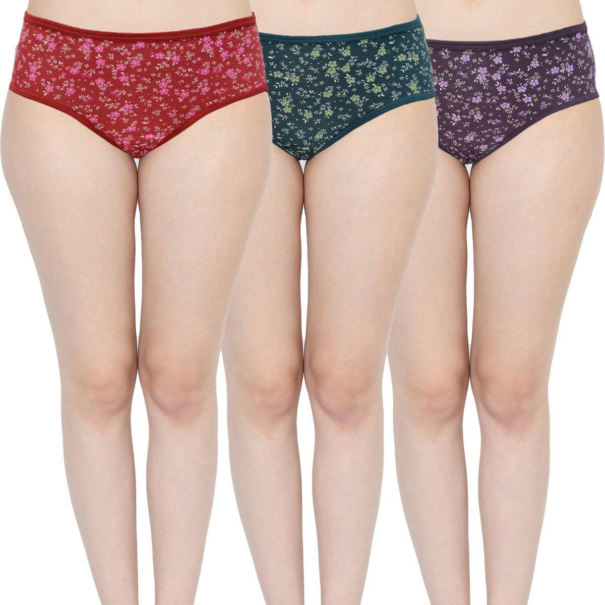 women's super combed cotton hipster panty-assorted - multi-color