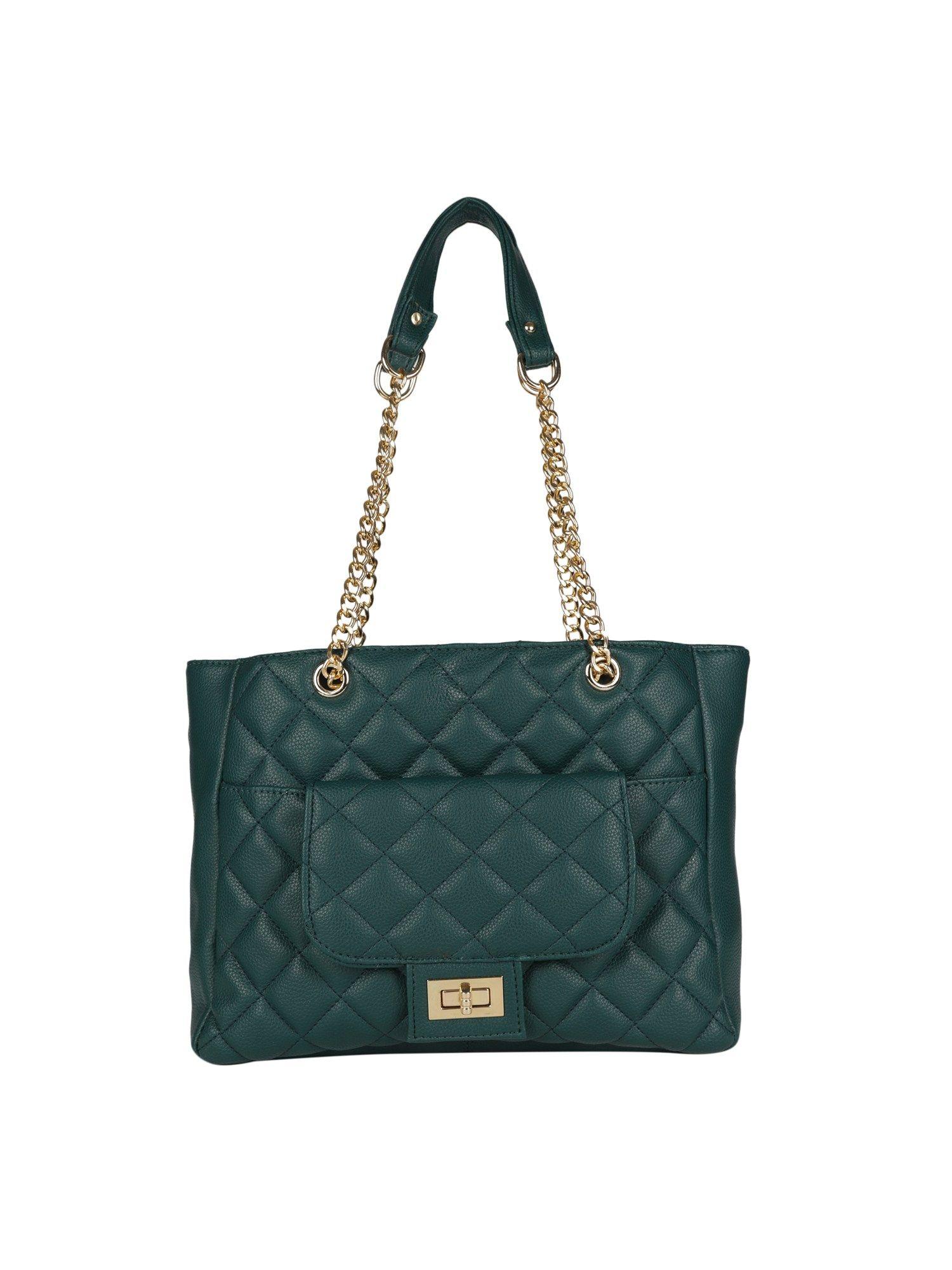 women's teal tote bag