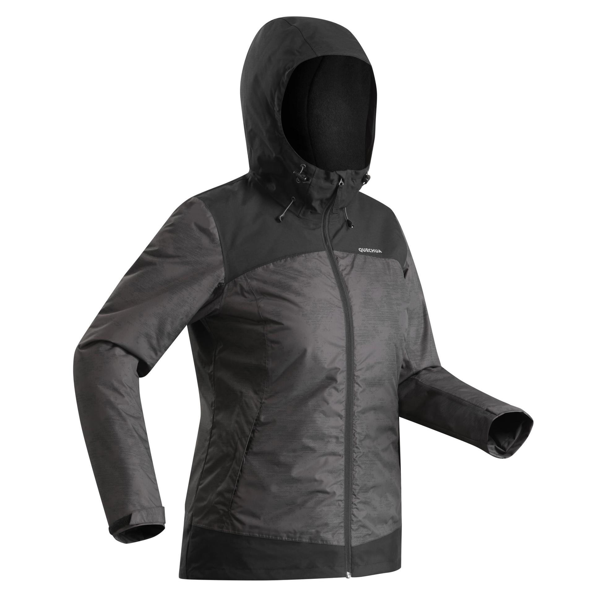 women's waterproof winter hiking jacket - sh100 x-warm -10°c