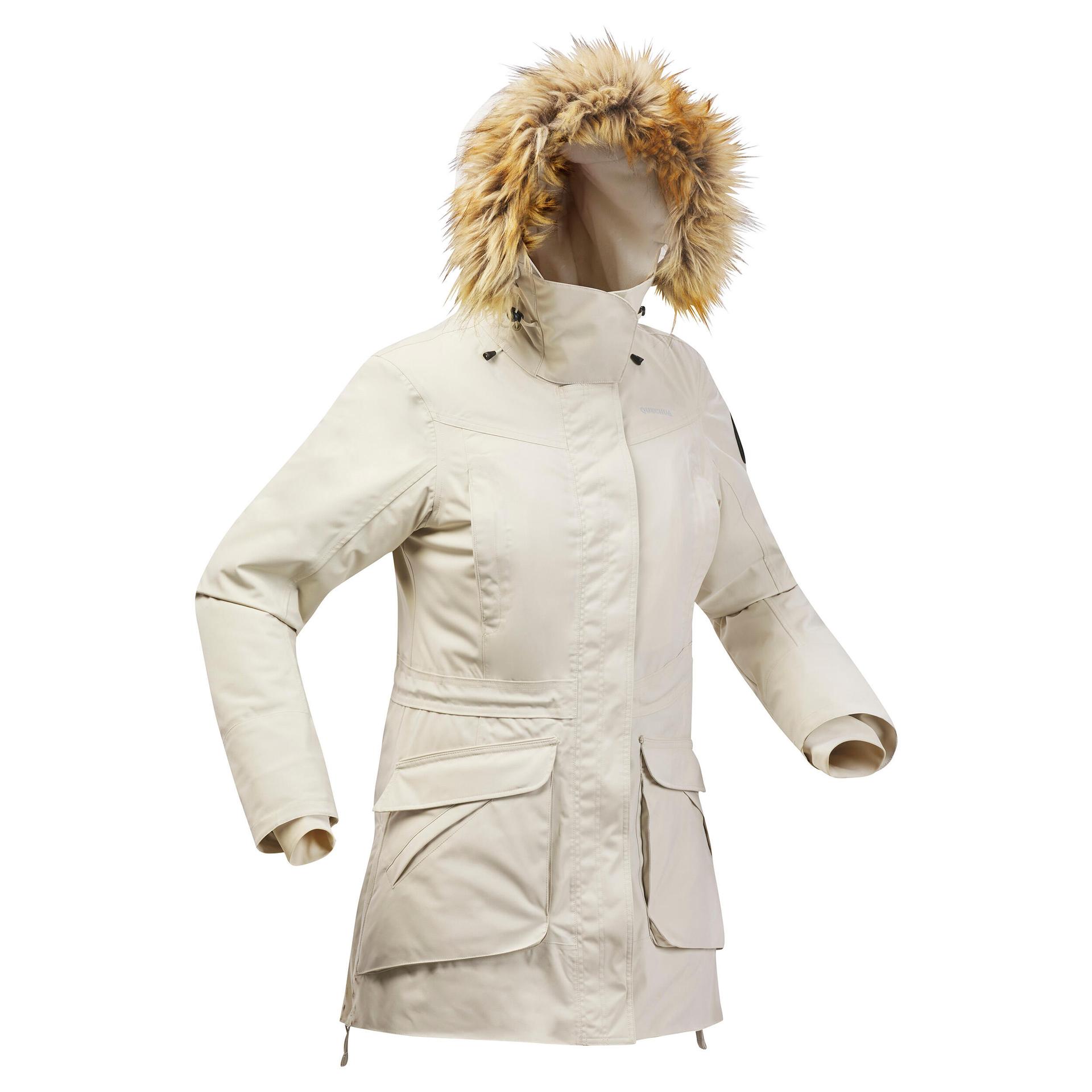 women's winter waterproof hiking parka - sh500 ultra-warm -20°c