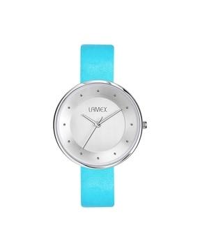 women 6314-regulardlx-ss-seablue water-resistant analogue watch