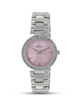 women 66370bmli analogue watch with brass strap