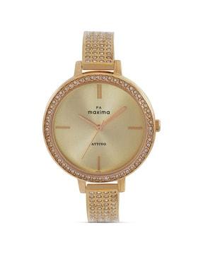 women 66440bmlr water-resistant analogue watch