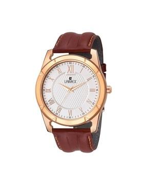 women 7605-milanodlx-rg-wht water-resistant analogue watch