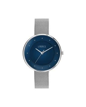 women 7610-milanodlx-ss-blu water-resistant analogue watch