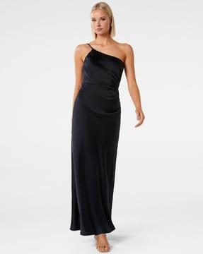 women a-line dress with side slit