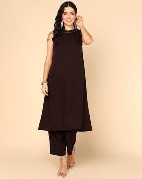 women a-line kurta set