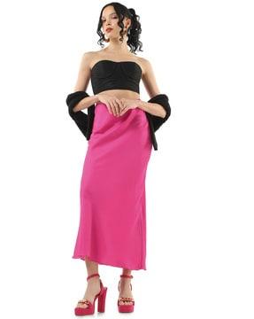 women a-line maxi skirt