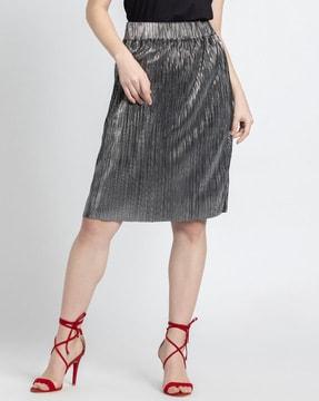 women a-line skirt with elasticated waist
