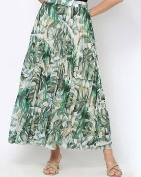 women a-line skirt with elasticated waist