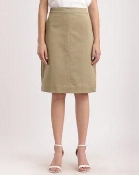 women a-line skirt with elasticated waist
