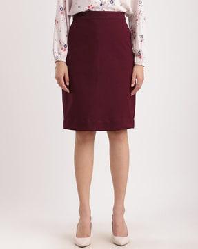 women a-line skirt with elasticated waist