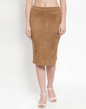 women a-line skirt with elasticated waist