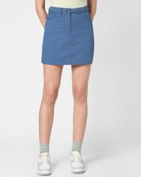 women a-line skirt with insert pockets