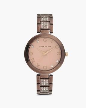 women a2040-55 analogue wrist watch with stone embellishments