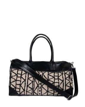 women abstract pattern duffle bag