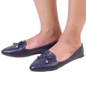 women almond-toe slip-on sandals