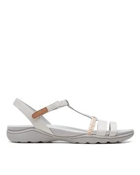 women amanda tealite leather slingback sandals